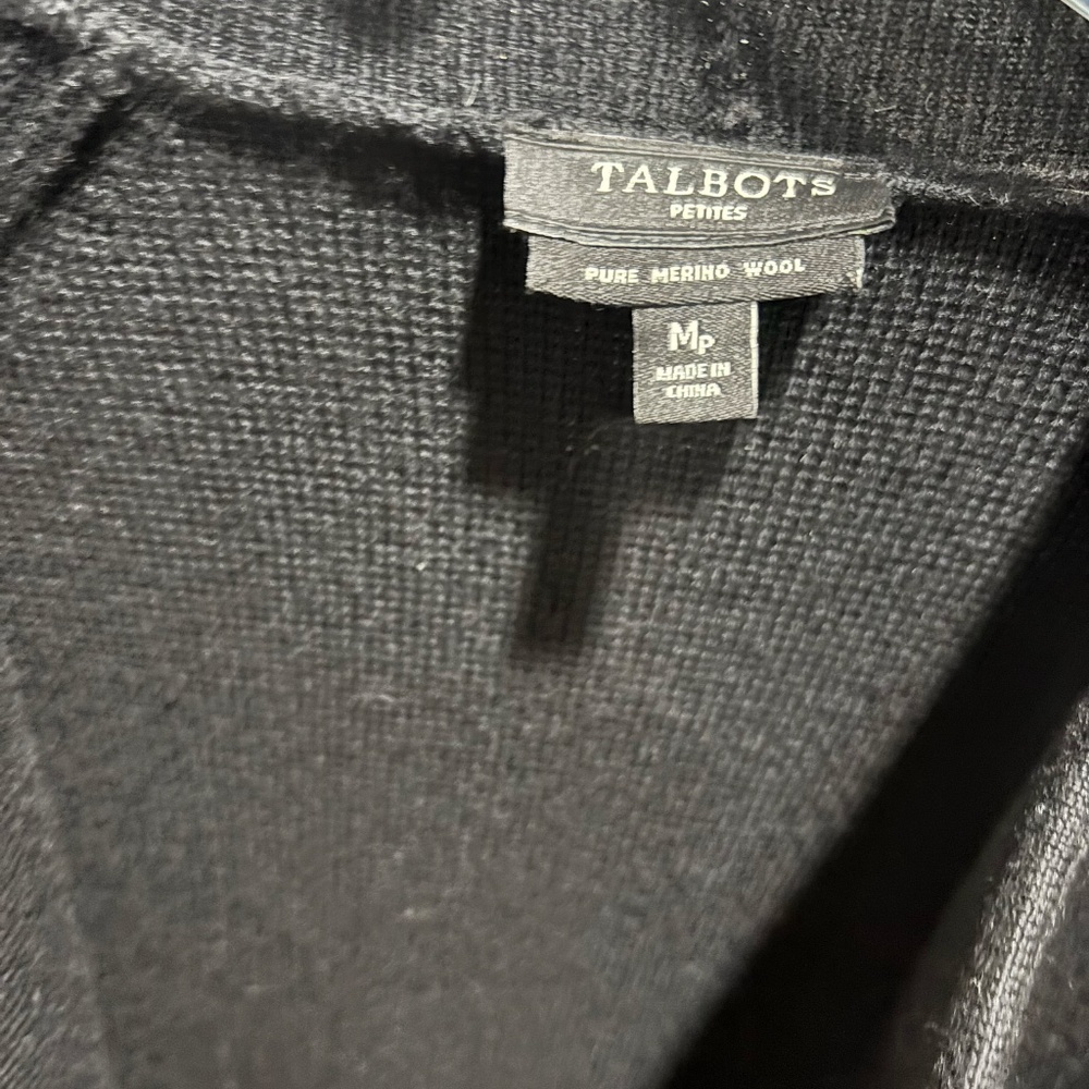Talbots Black Wool Jacket - image 3
